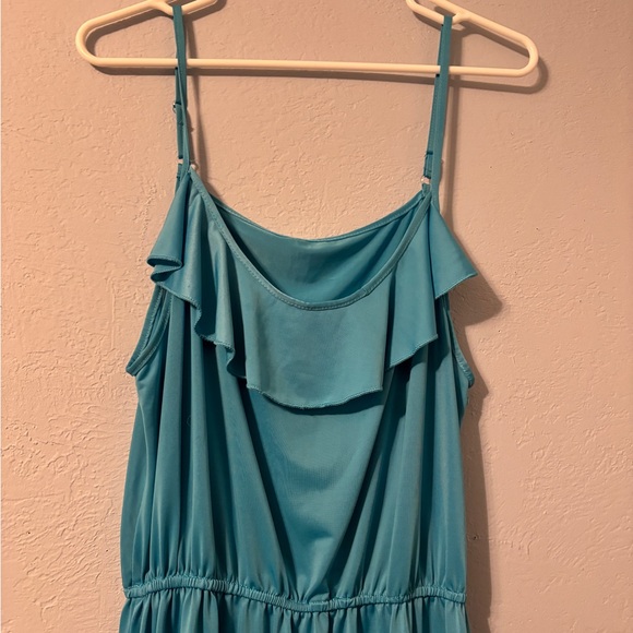 Stretchy blue high low dress size l/xl - Picture 11 of 11